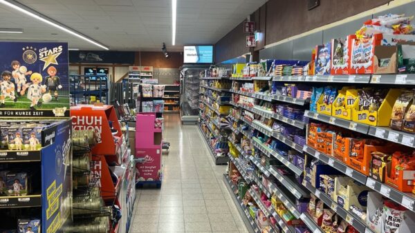 Zeigt das Local-Display im Edeka Markt in Erbendorf